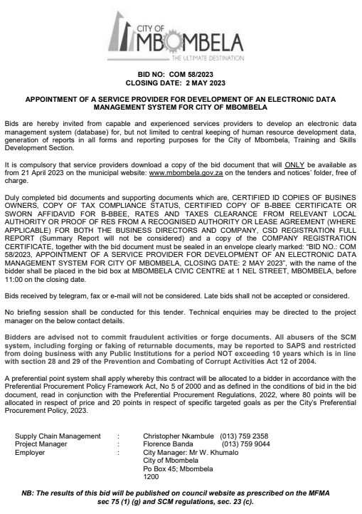 Development of an electronic data management system