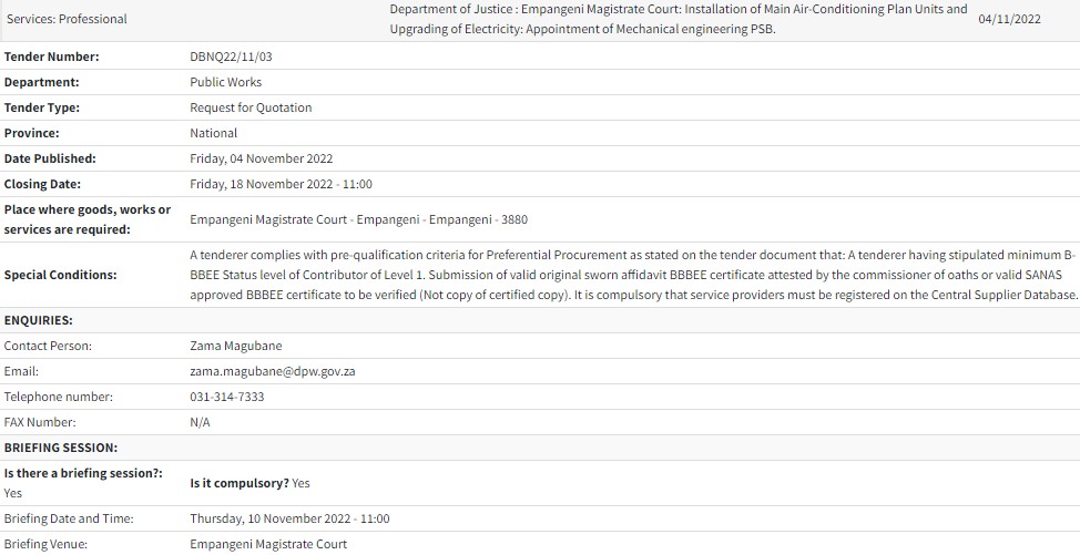 Installation of main air conditioning plan units & upgrading of