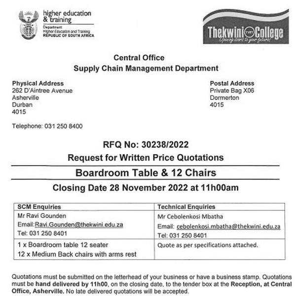 Boardroom table & 12 chairs